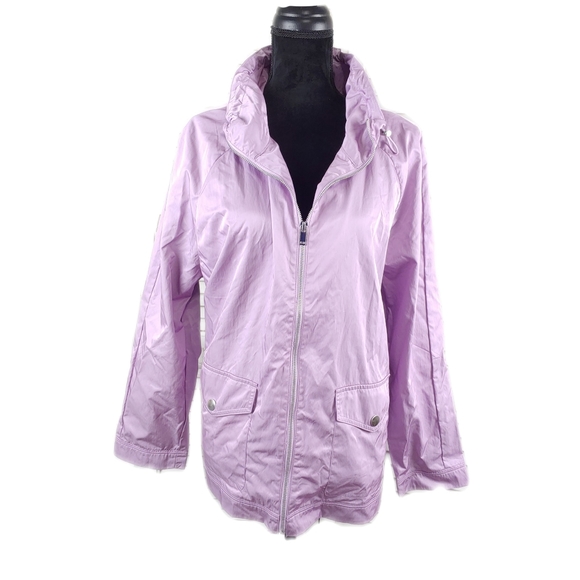 Chico's Jackets & Blazers - Chicos Zenergy Likac Womens 3 Front Zip Casual Outdoor Jacket